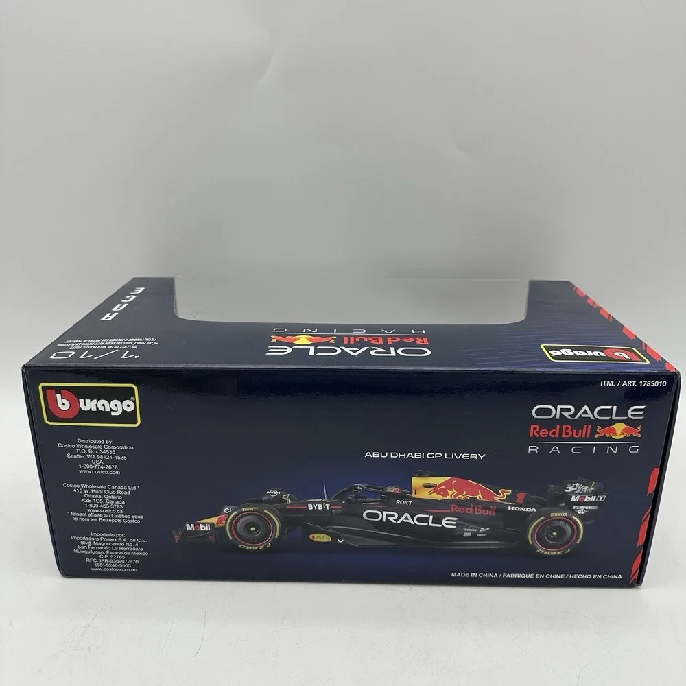 Bburago 1:18 Oracle Red Bull Racing RB19 #1 Max Verstappen (Abu Dhabi GP) New